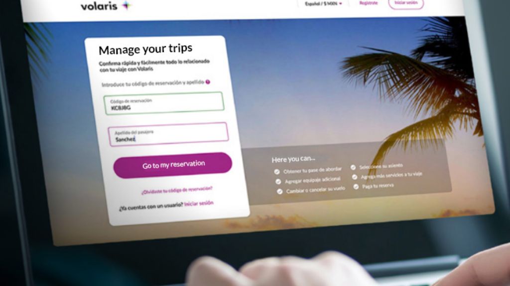 Volaris Reservations and Manage Booking